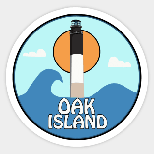 OAK ISLAND LIGHTHOUSE Sticker